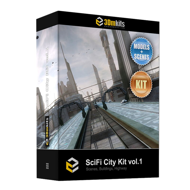 SciFi CITY Kit vol 1