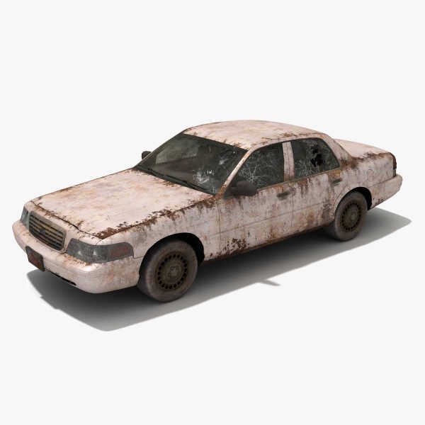 Wrecked Car 3d model
