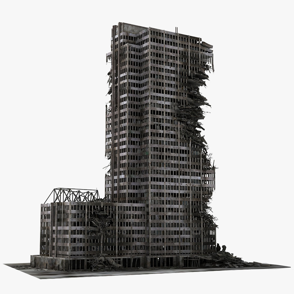 Ruined Building 3D model