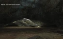 Wide shot of cave interior - water hidden